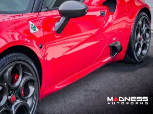 Alfa Romeo 4C Carbon Fiber Exterior Door Handle Trim Set